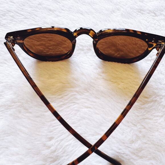Pablo Tortoise Brown Round Sunglasses - Picture 11 of 12